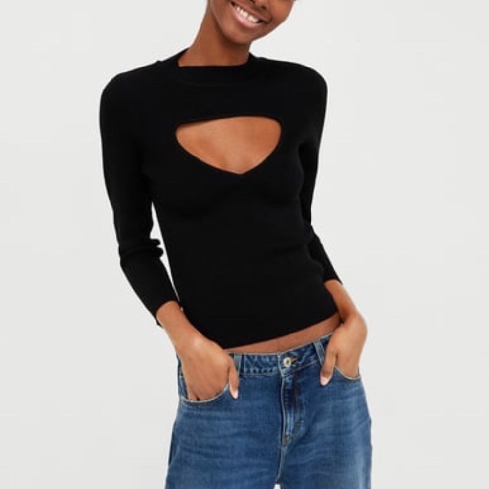 Zara Cut-out Sweater